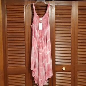 NWT Exist Pink Tie-Dye Dress